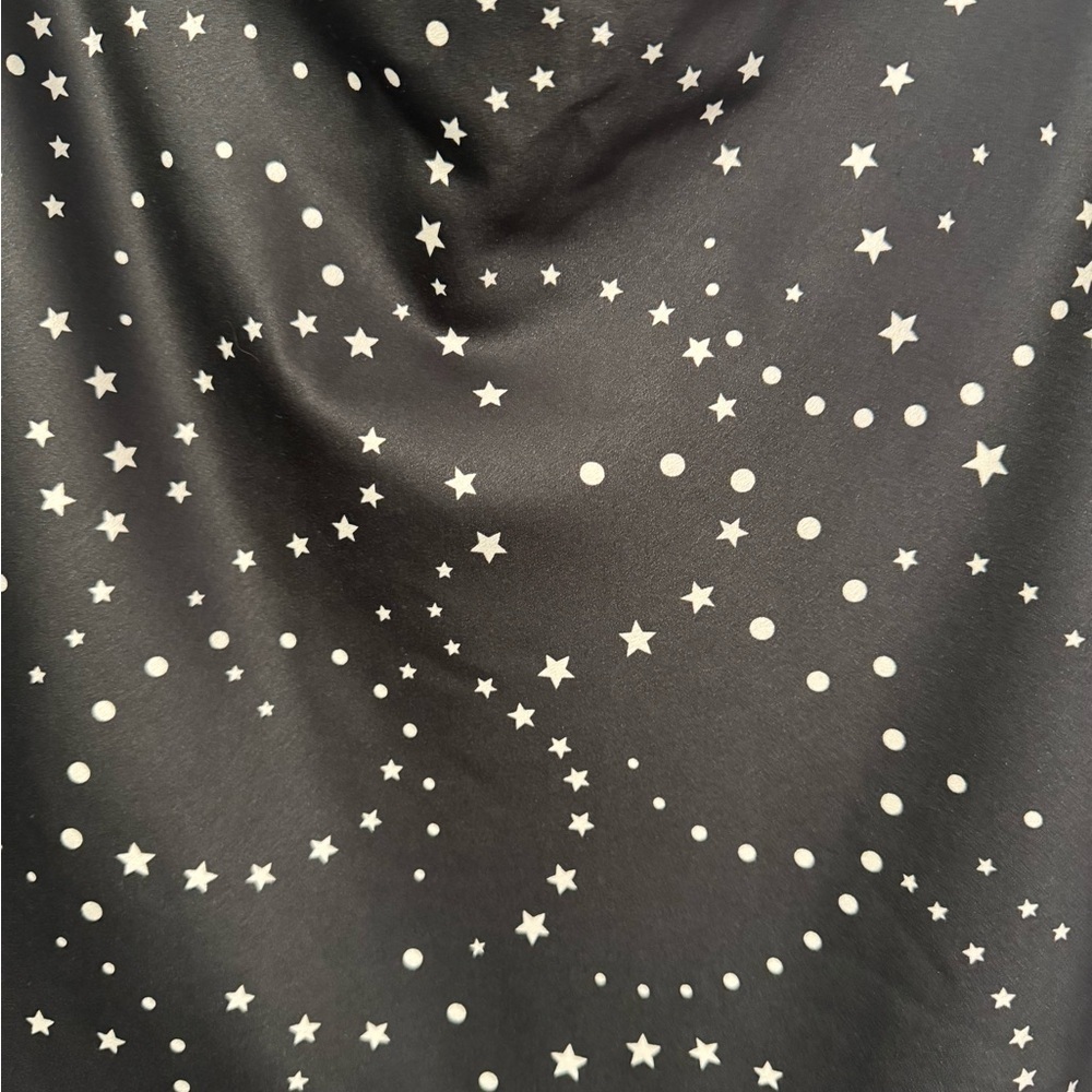 Ann Taylor Cowl Neck Starry Sleeveless Top - Picture 2 of 5